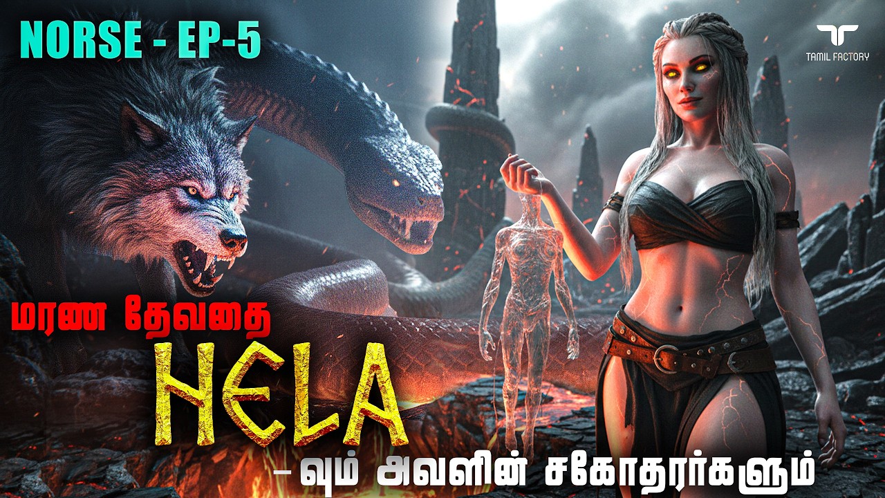 நரக  தேவதை ஹெலா | அழிவை தேடி நகரும் நார்ஸ் உலகம் | origin of hel & fenrir & jormungdur | norse tamil