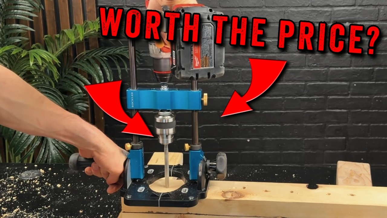 Обзор портативного сверлильного станка Rockler