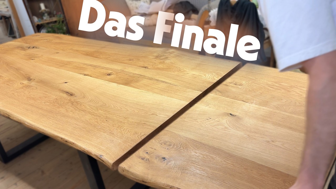 Massive Eiche perfekt &ouml;len  und Auszug Mechanik Teil 3