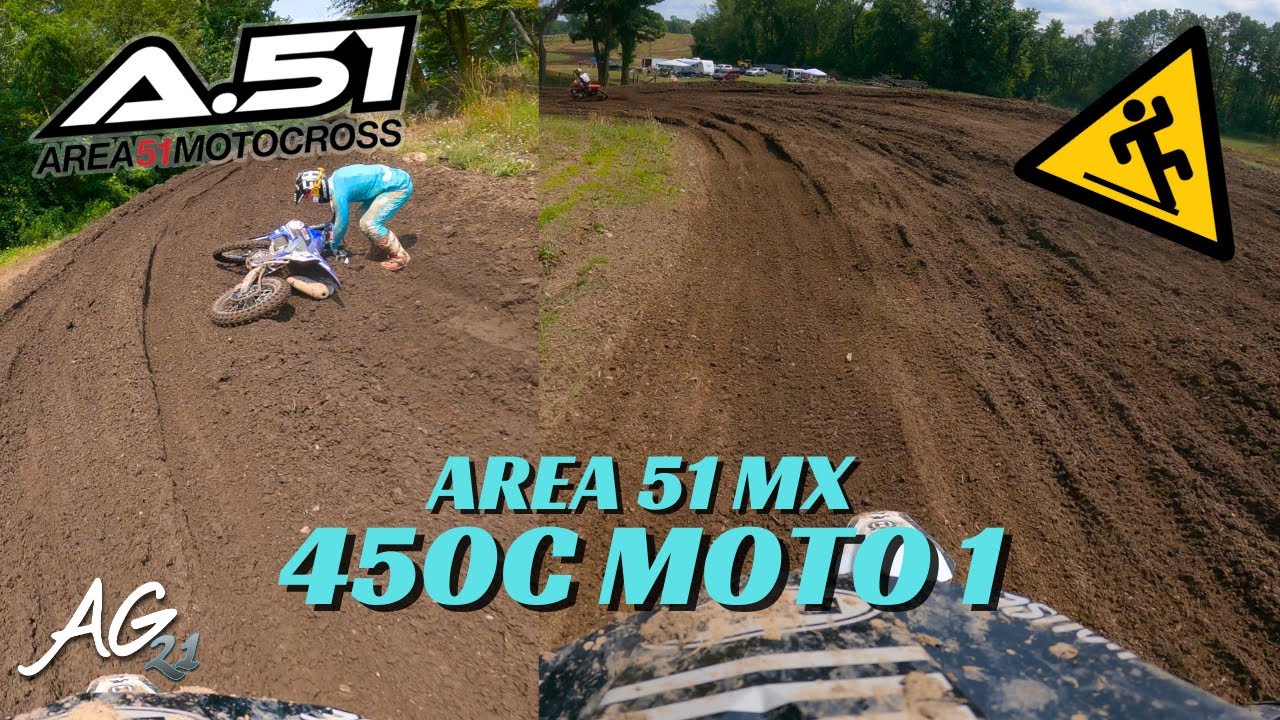 TRYING TO STAY UP |  Area 51 MX | 450C Moto 1 | 7/16/23
