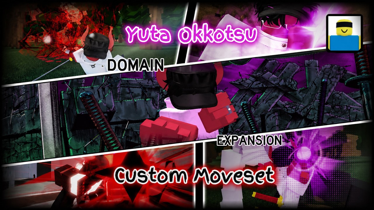 HIGH EFFORT YUTA OKKOTSU CUSTOM MOVESET SHOWCASE IN JJS SKILL BUILDER - JAPONES #jujutsushenanigans