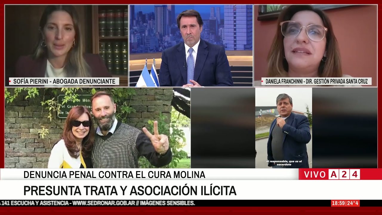 👉PRESUNTA TRATA Y ASOCIACIÓN ILÍCITA: DENUNCIA PENAL CONTRA EL CURA MOLINA