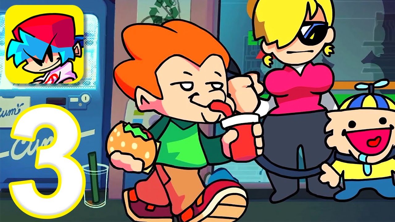 Friday Night Funkin Mobile - Gameplay Walkthrough Part 3 - Week End 1 (iOS, Android)