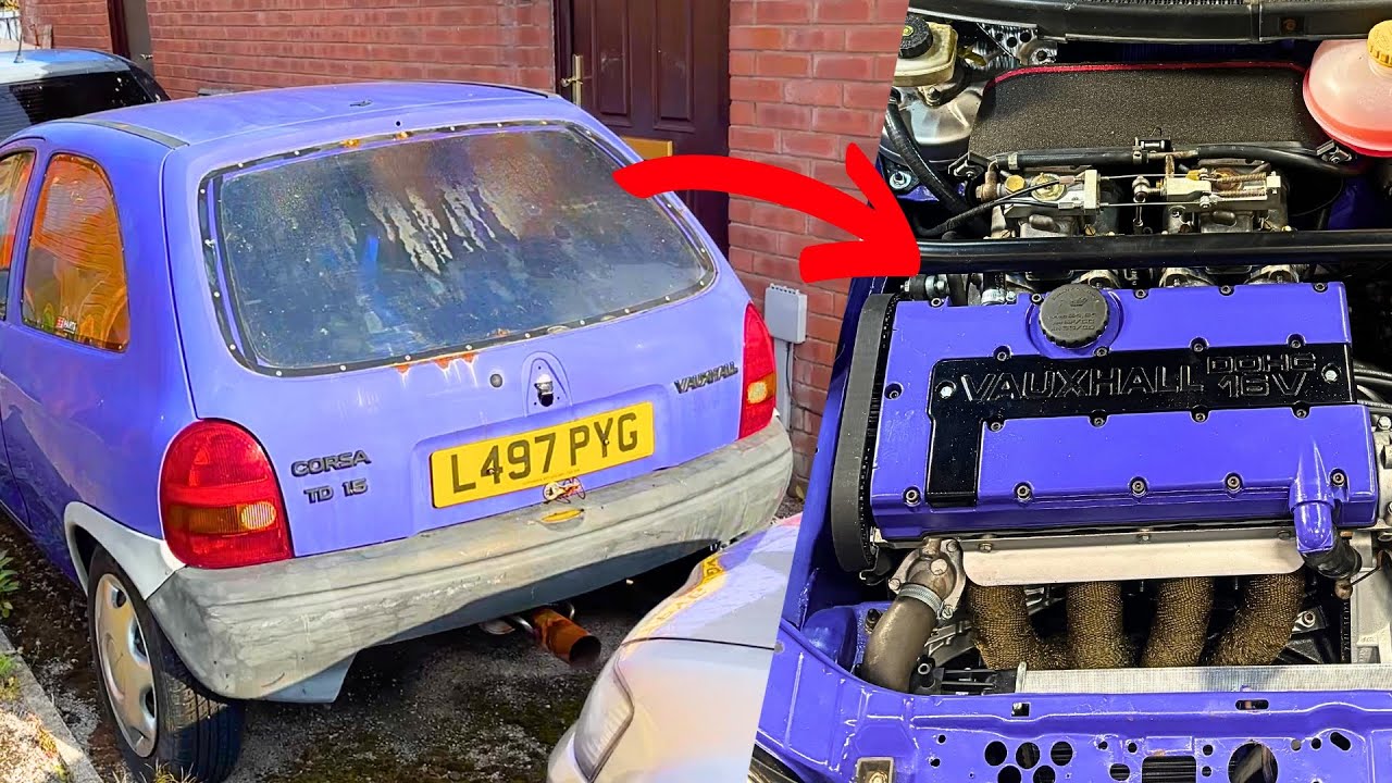 I REBUILT A SCRAP CORSA B! *C20XE REBUILD*