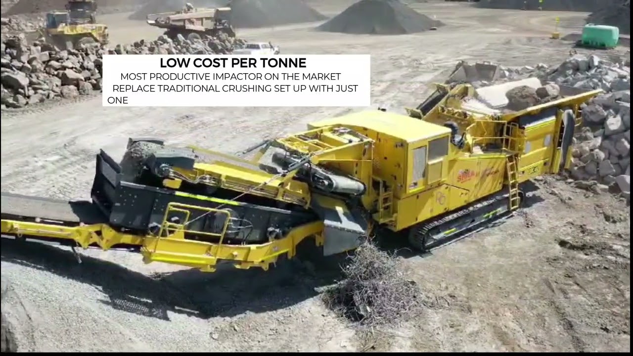 IMPACTOR - Keestrack R6 Impactor crushing demolition concrete to 25mm