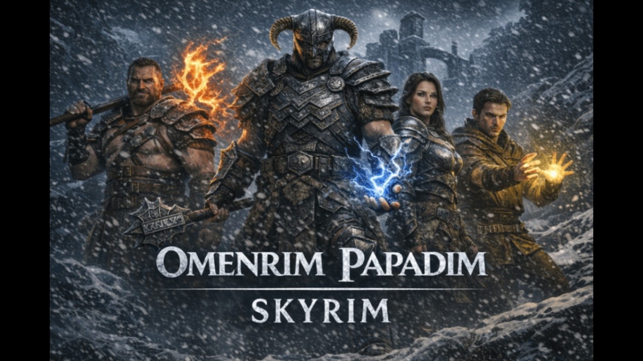 ОТРЯД ОТБРОСОВ! Skyrim SE OmenRim REMASTERED . 3 Часть.