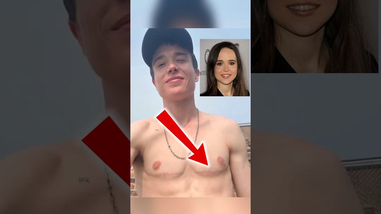 Ellen Pages Shocking Transition Surprised Everyone #shorts #ytshorts #hollywood