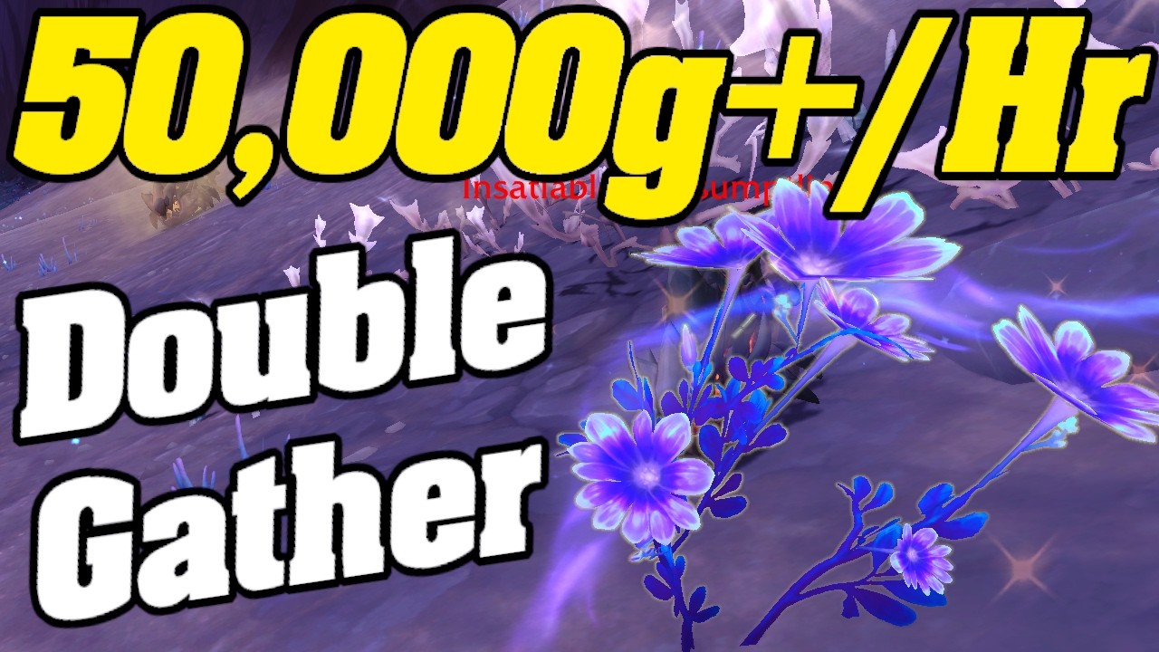 50,000g/Hr Double Gathering Build! Midnight WoW Goldfarm