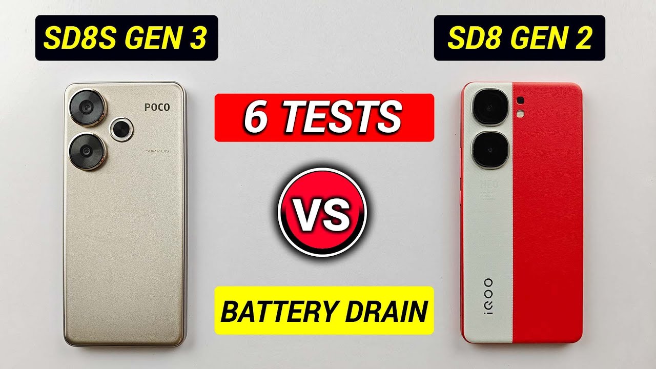 🔥 POCO F6 5G - Ultimate Battery Drain Test | POCO F6 5G vs IQOO NEO 9 PRO