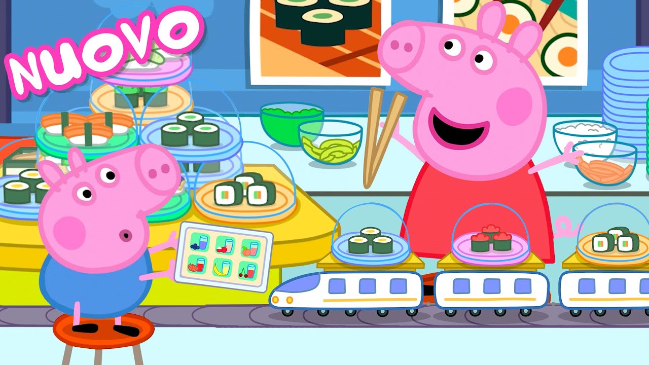 Le Cronache di Peppa Pig | Il trenino del sushi | Nuovo Episodio di Peppa Pig