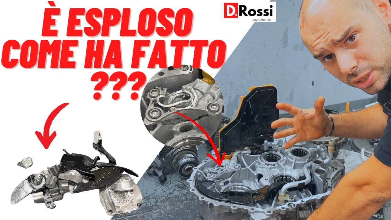 CAMBIO VW AUDI SKODA DSG DQ381 DOPPIA FRIZIONE PROBLEMA ROTTURA POMPA OLIO OPEN GEARBOX