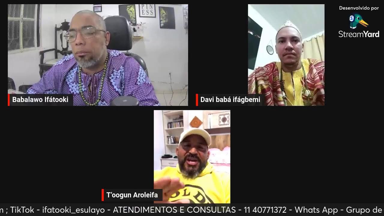 Live dia os pais - Babalawo ifáTooki - Pai qual o valor de seu Legado