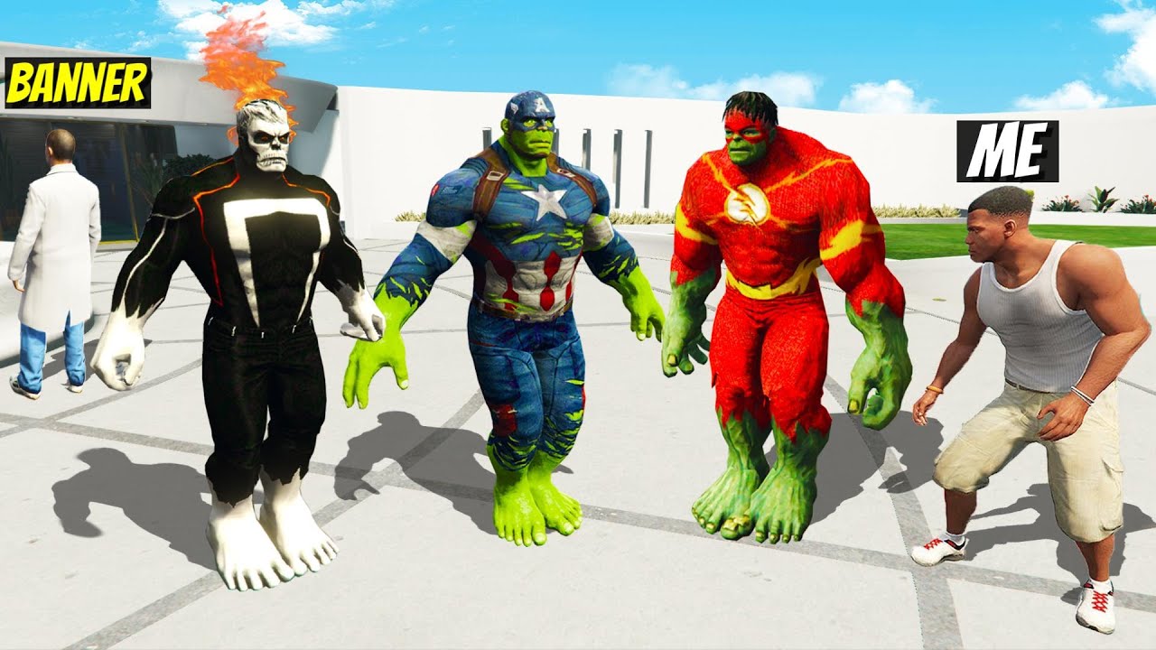 I Stole EVERY HULK'S SUIT From HULK in GTA 5!