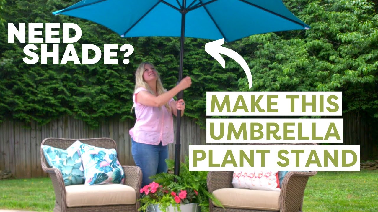 Weekend DIY Project | Make This Outdoor Umbrella Stand For Some Shade ☀️☂️
