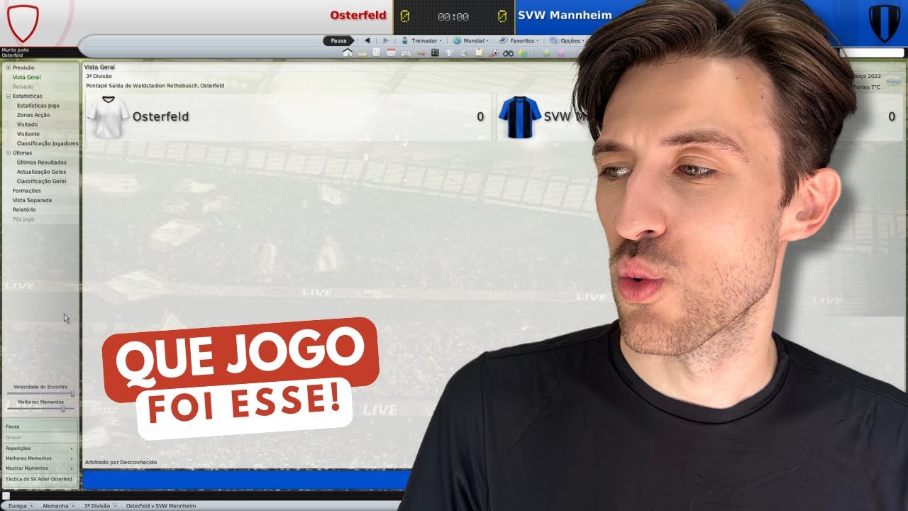 FOOTBALL MANAGER 2008 #11 - JOGANDO EM CASA CONTRA O SVW MANNHEIM