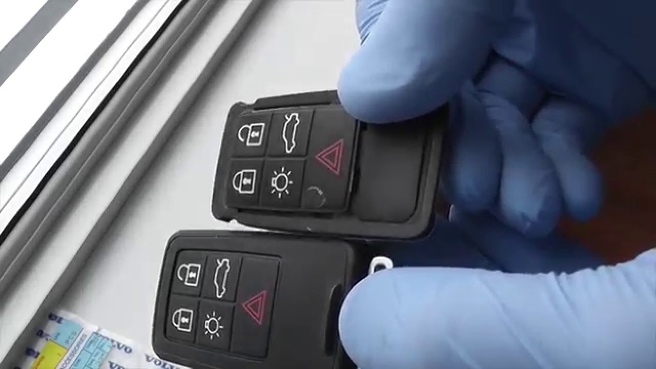 Volvo Remote Key buttons replacement.