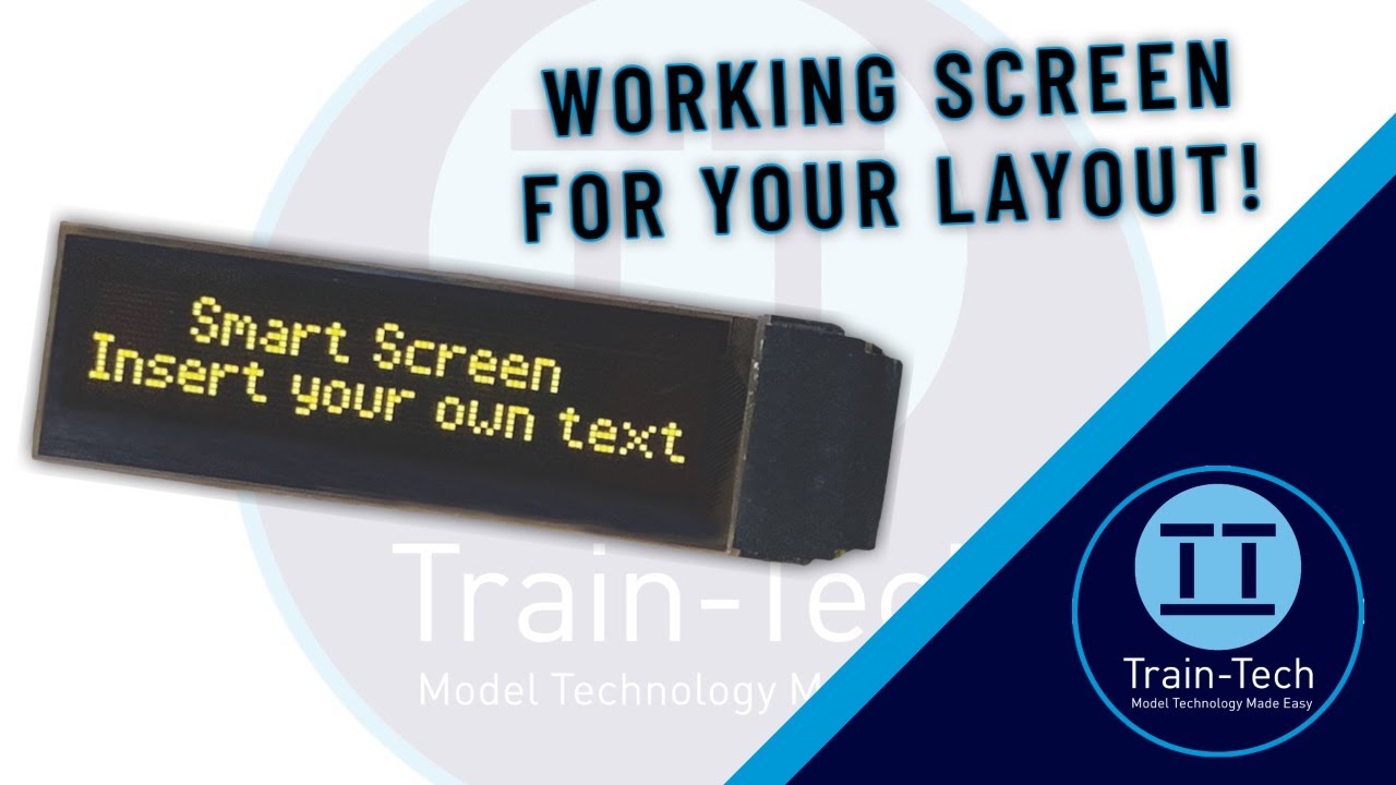 Train-Tech Smart Screen - real animated screens for your layout SD1