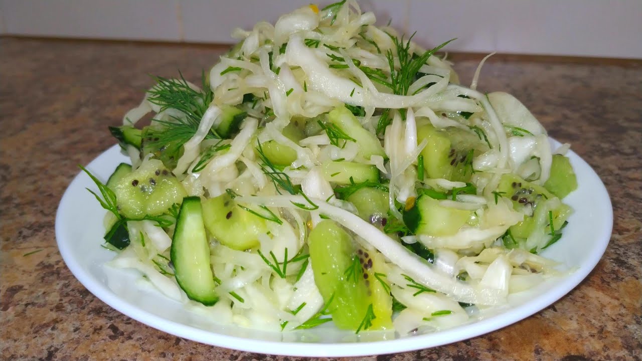 Салат Объеденье из Капусты! Секрет вкуса этого салата в соусе!