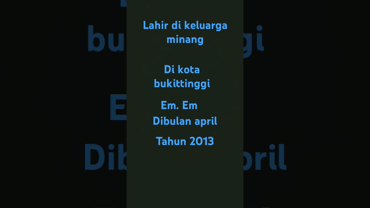 Yang Minang absen😁😁