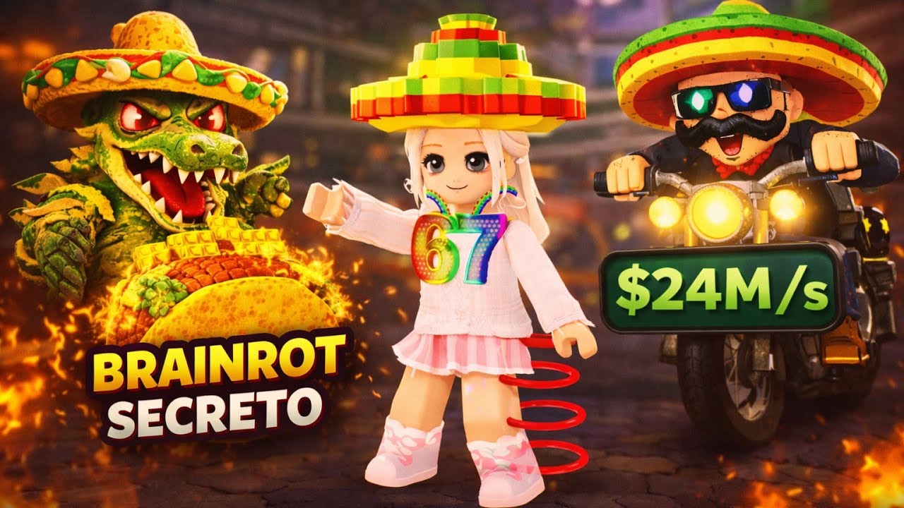 ROBA UN BRAINROT ROBLOX 🤯| Robando Brainrots Secretos (No Commentary 🎸only music Gameplay) 