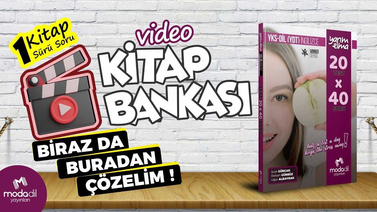 2024 YKS-DİL Video Kitap Bankası - 20x40 MİNİ TEST