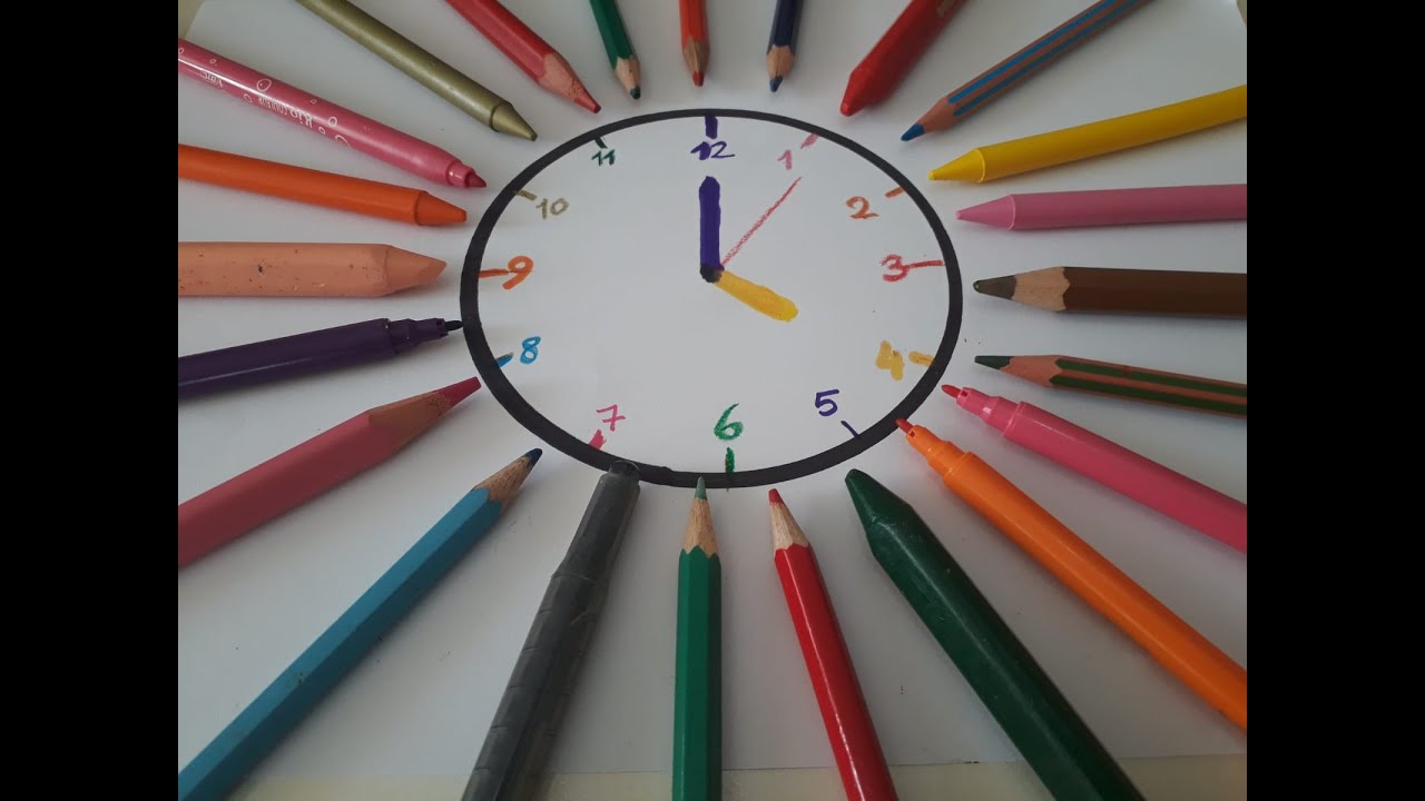 Matematik Kolay Saat Çizimi