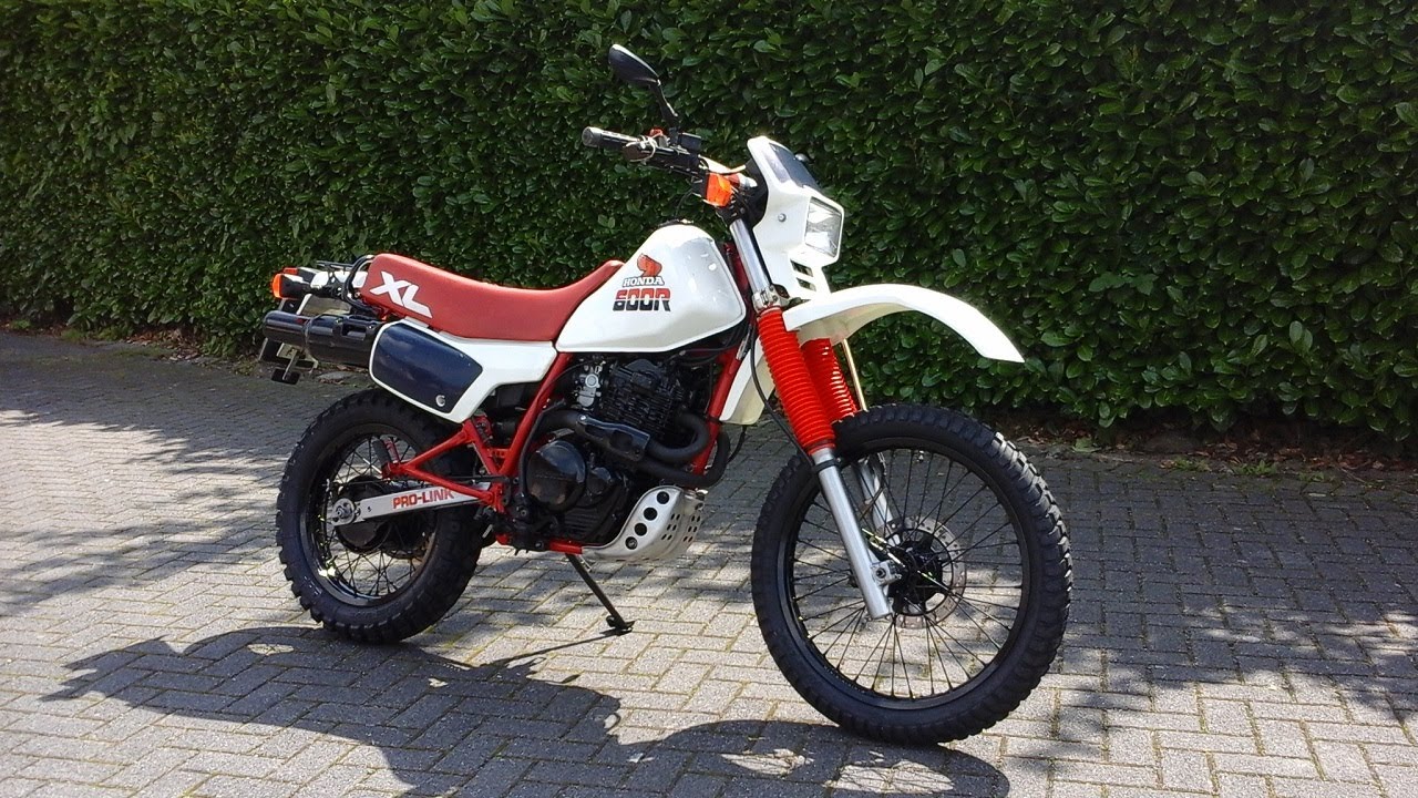 Honda XL600R 1985  One Kick Bike (Sound,Testdrive , Cold and Warm Start)