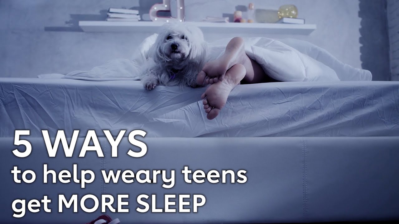 Tips to help weary teens get a good night&rsquo;s sleep