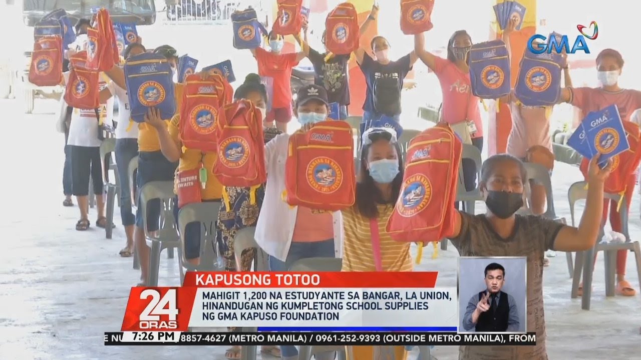 Mahigit 1,200 na estudyante sa Bangar, La Union, hinandugan... | 24 Oras