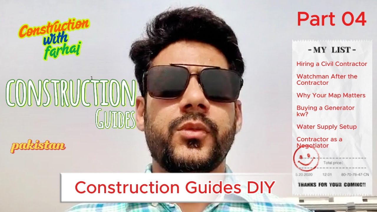 Complete House Construction Guide | Part 04 | Planning to Build in Karachi?|In Hindi & Urdu