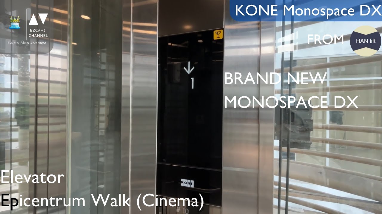BRAND NEW KONE Monospace DX Traction Elevator - Epicentrum Walk (Cinema)