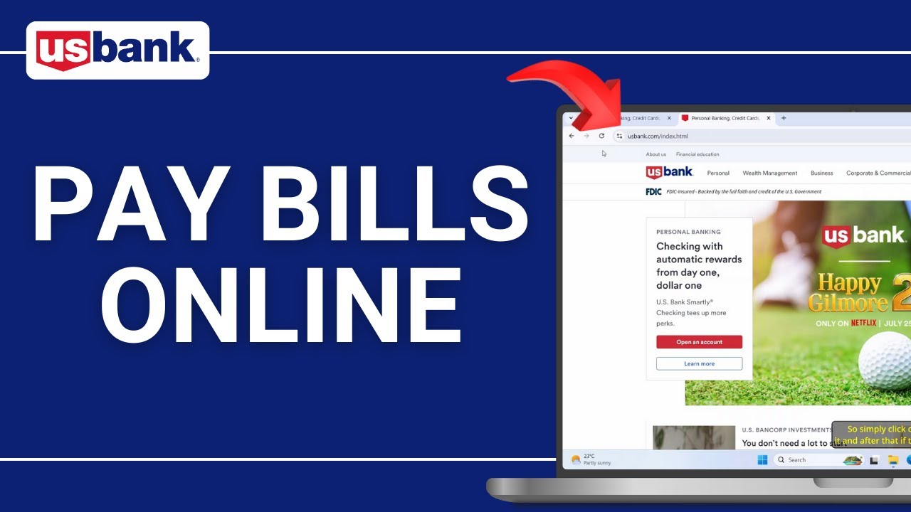 How to Pay Bills Online Using U.S. Bank Bill Pay