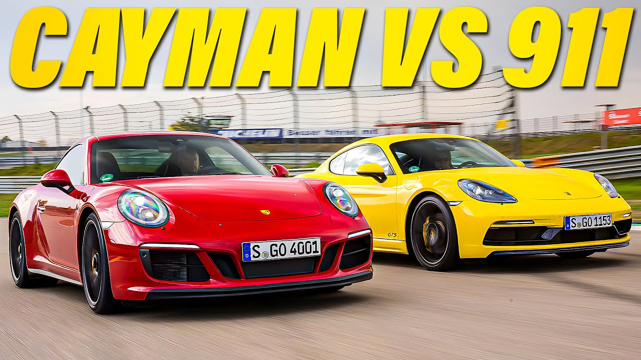 БЕЗУМИЕ: Cayman против 911 &mdash; какой Porsche победит?