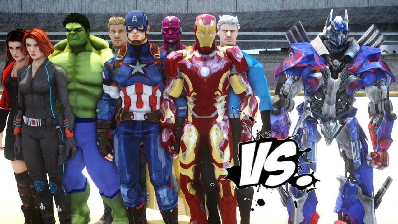 The Avengers VS Optimus Prime - EPIC Battle