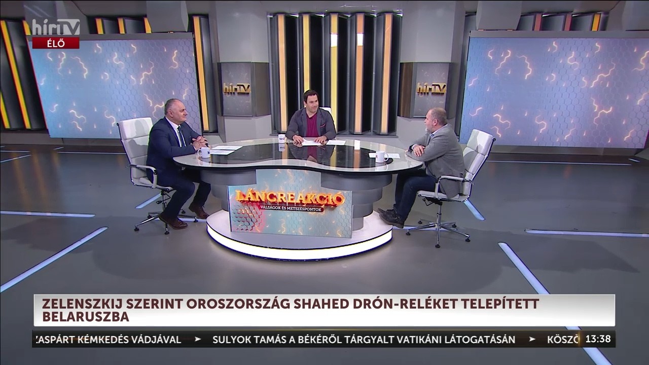 Láncreakció - Zelenszkij szerint Putyin egy rossz színész - HírTV