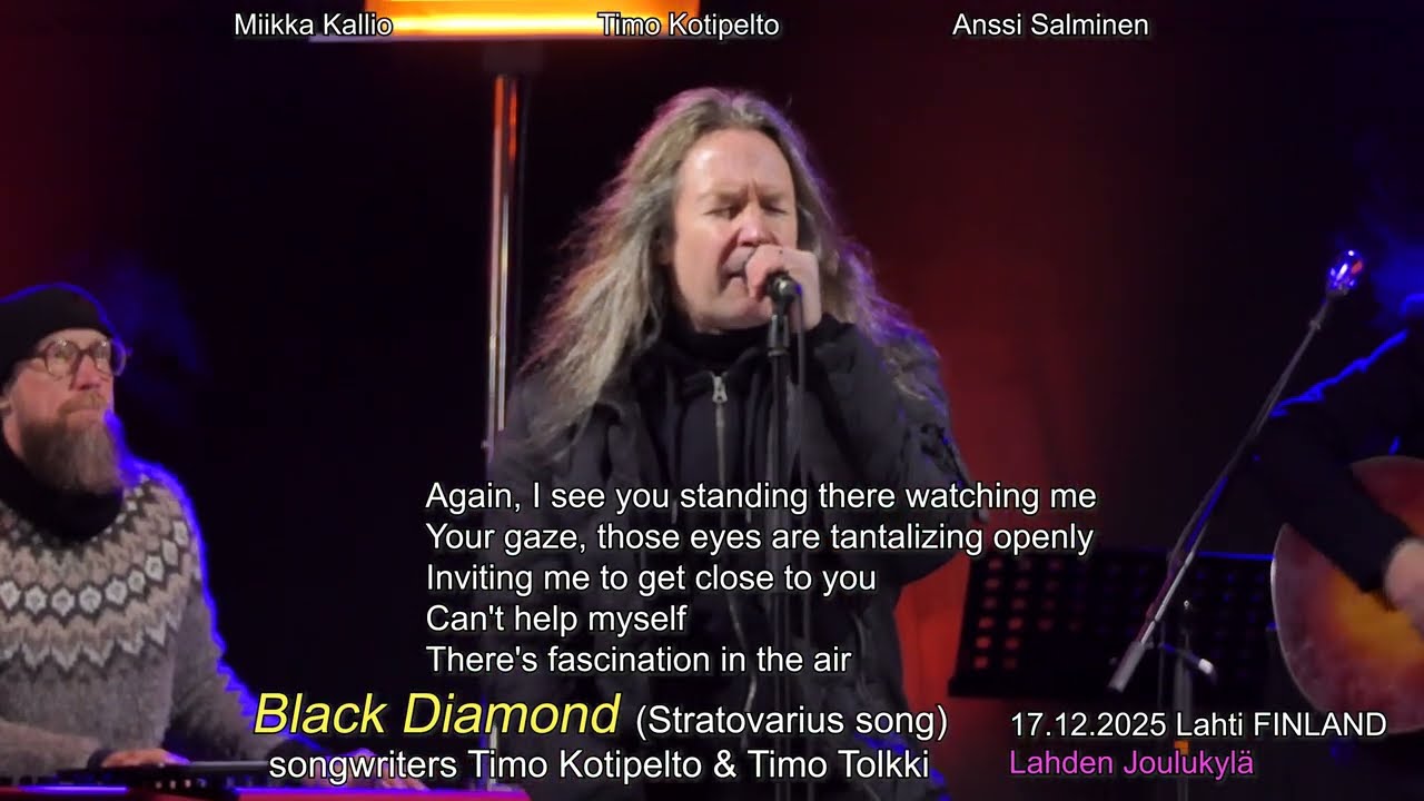 Timo Kotipelto, with lyrics, 17.12.2025 Lahti FINLAND
