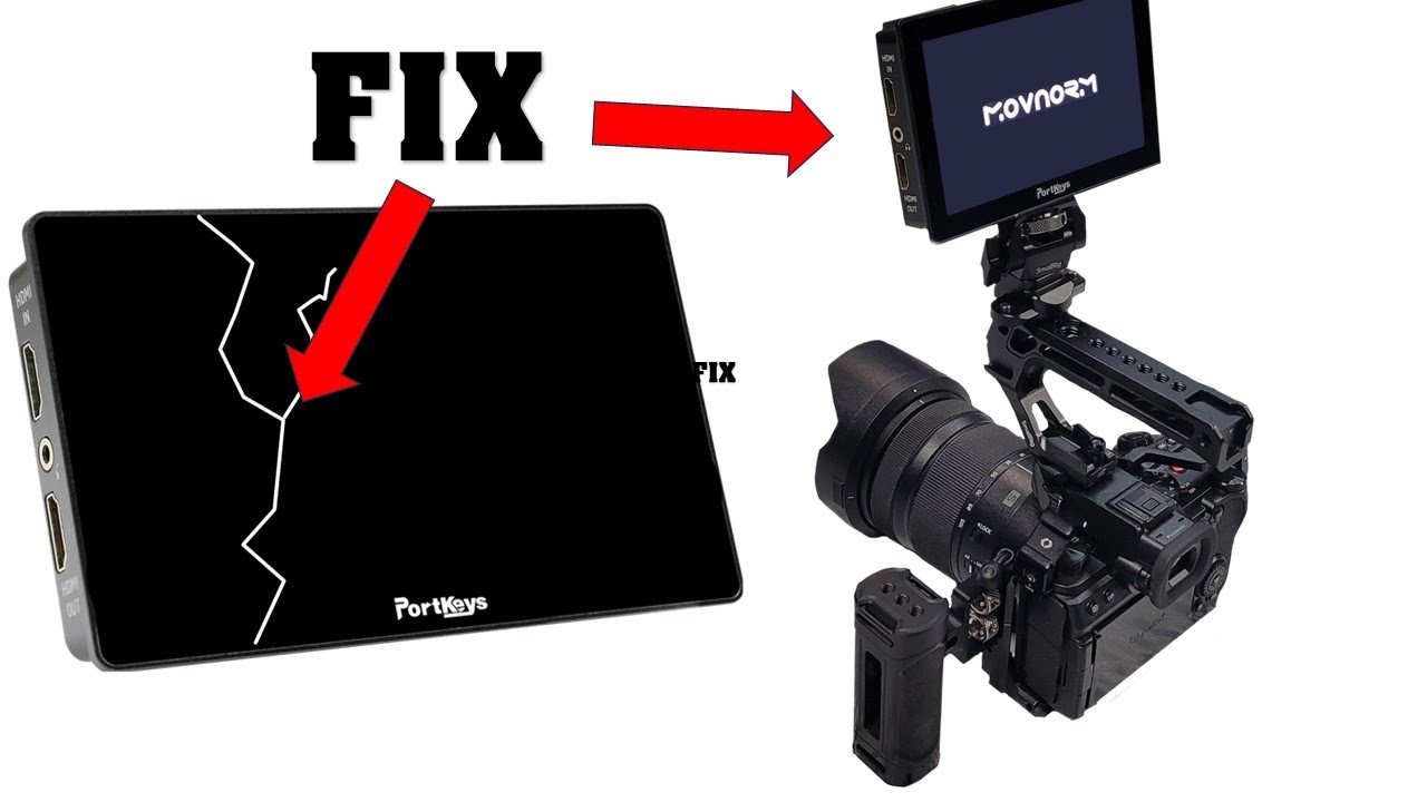 Replacing any Cracked  Camera Monitor Screen is EASY