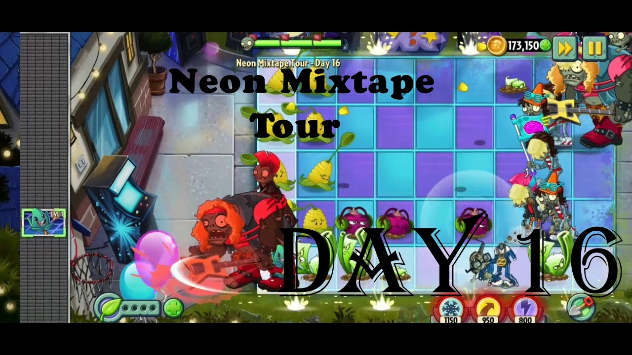 Hair Metal Gargantuar - Neon Mixtape Tour-Day 16 - Plants vs Zombies 2