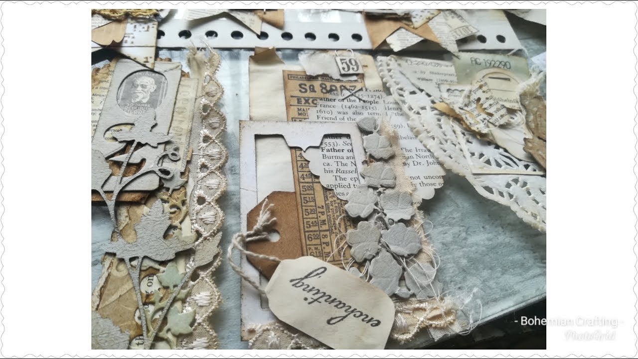 Handmade Embellishments / Don't trash the scraps