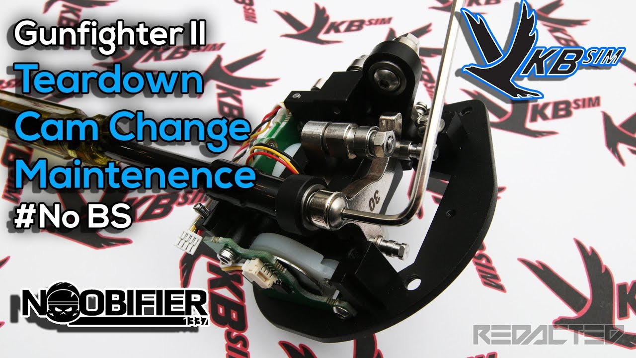 VKB - GUNFIGHTER II - Full Teardown - Cam Change - Maintenance - #nobullshit #starcitizen