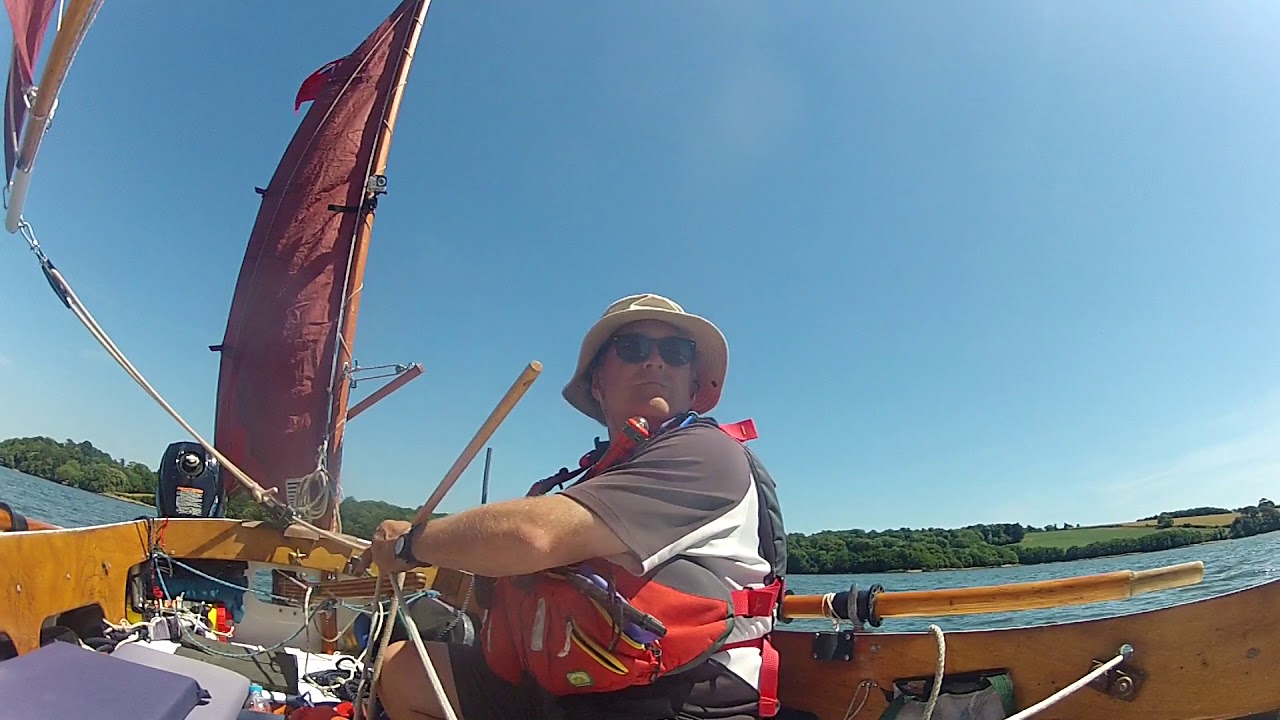 Dinghy cruising a Welsford navigator Episode 2 sailing the river Tamar along the Hamoaze