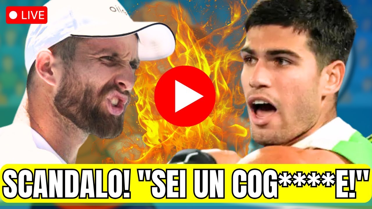 MOUTET INSULTA ALCARAZ COME MAI PRIMA! "SEI SOLO UN.." SCANDALO AUSTRALIAN OPEN!