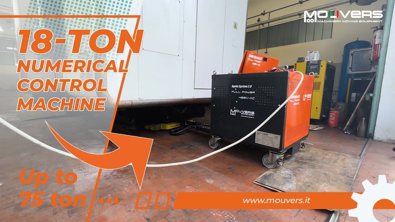 Can Apollo machinery skates move a 18-ton CNC across this damaged floor?