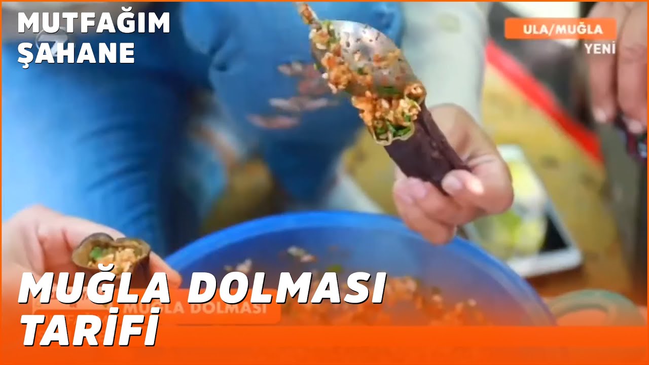 Kuru Patlıcanla Yapılan Muğla Dolması - Özlem & Yasin ile Mutfağım Şahane