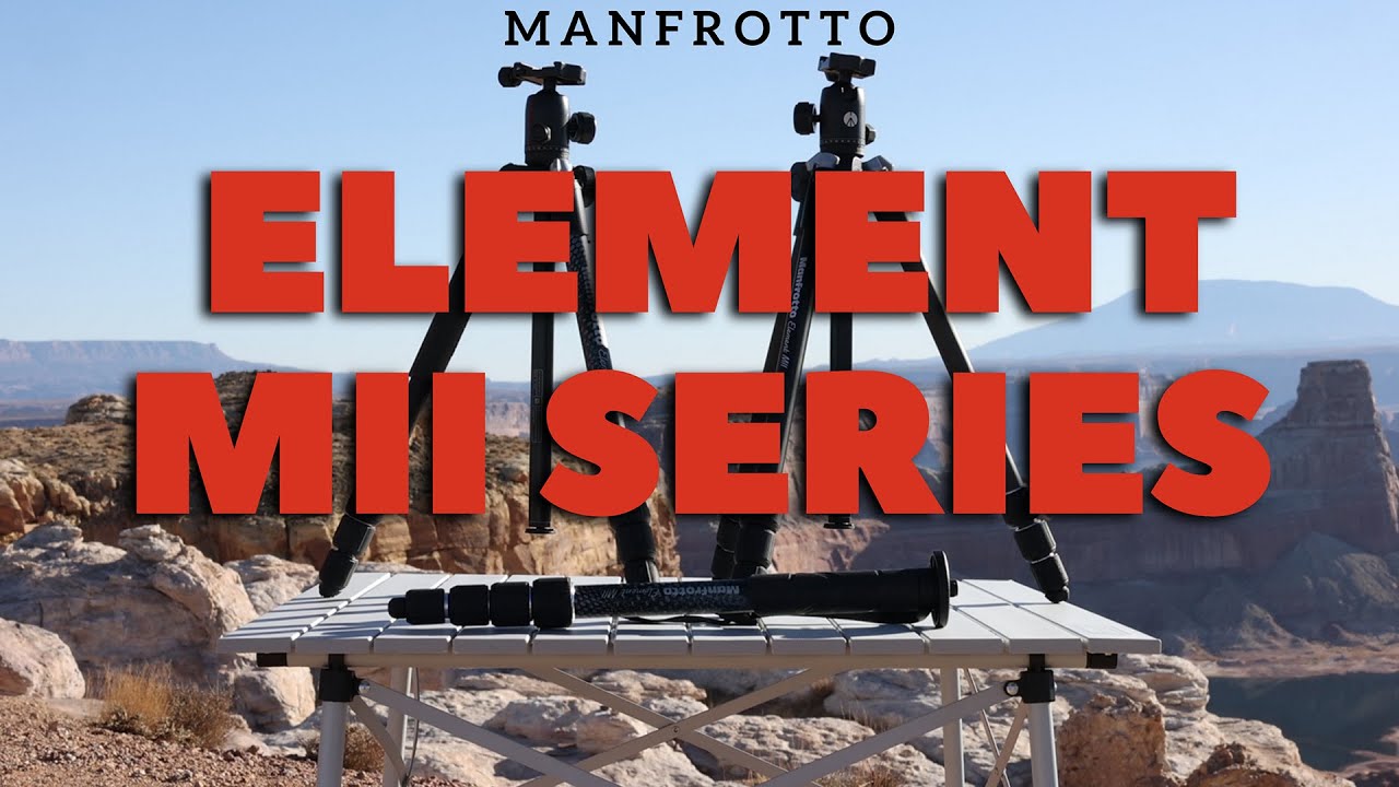 Manfrotto Element MII Series at Beautiful Lake Powell, Utah with Nathan Lee Allen