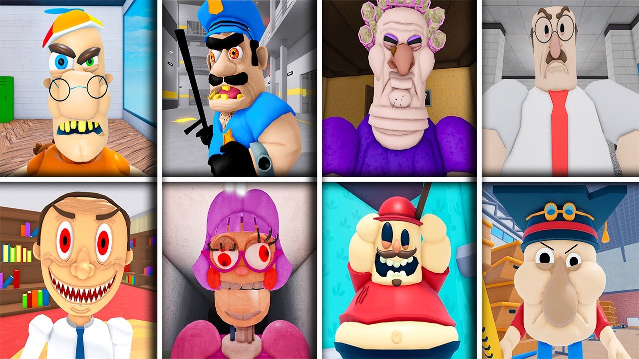 MR SPRINKLE, EVIL DAD, GRUMPY GRAN, MR BRUNO COP, MR MEANIEHEAD, ROBLOX JUMPSCARES
