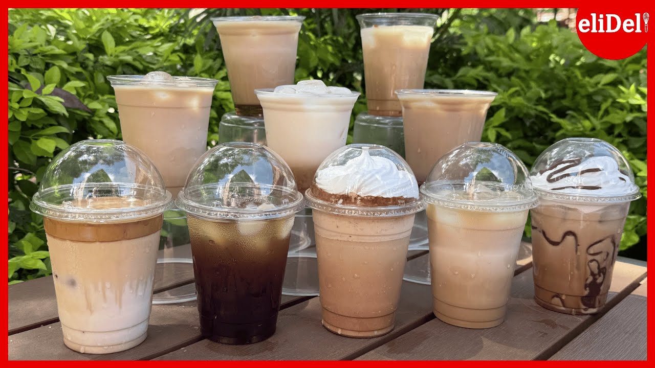 💥10 Recetas de CAFÉ FRÍO Fáciles, Rápidas y Refrescantes CAFÉ HELADO para VENDER desde CASA