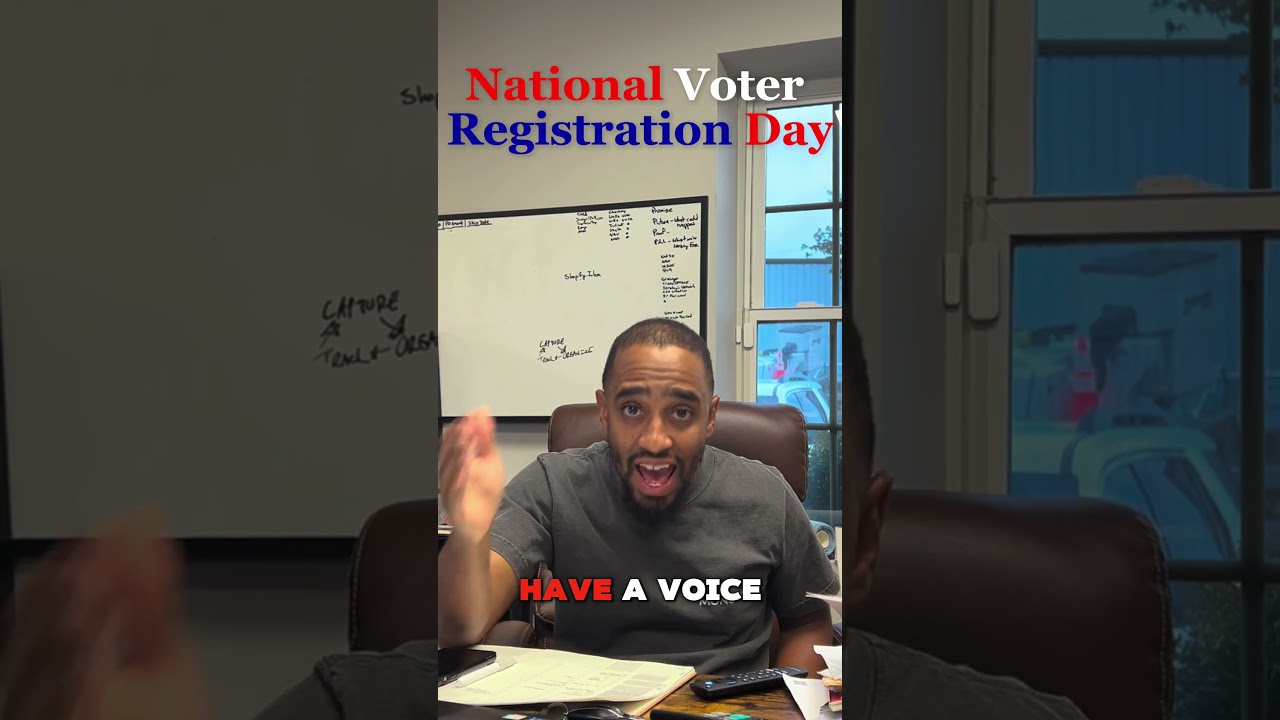 National Voter Registration Day! Are You Registered to Vote? #vote #election