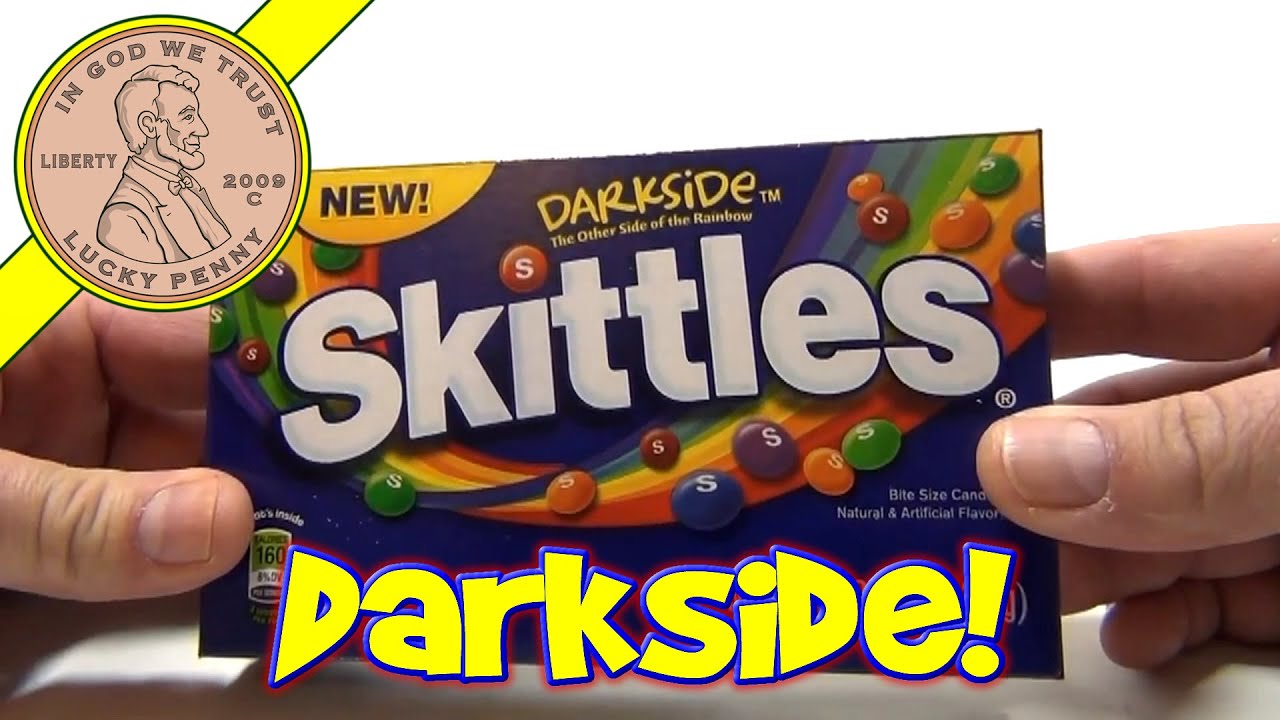 Skittles Darkside Bite Size Candies (USA Candy Tasting) The Other Side Of The Rainbow!