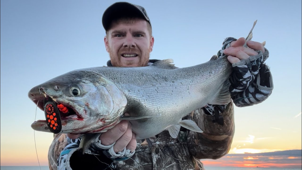 Fall Pier Fishing For Coho And Atlantic Salmon! Beach, River, Harbor, And Pier Salmon Fishing Tips!
